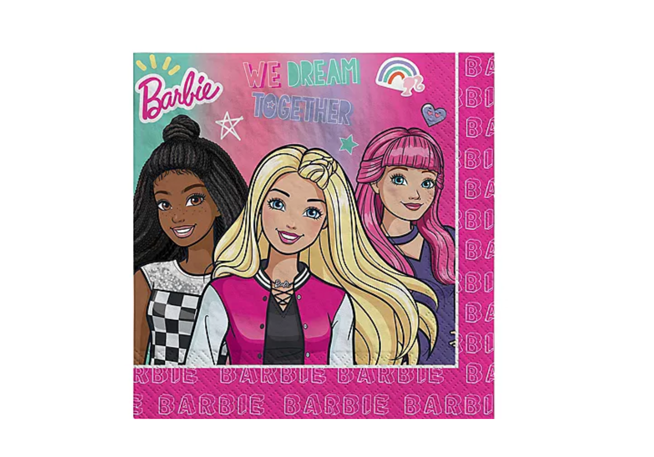 Barbie Dream Together Paper Lunch Napkins