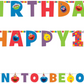 1st Birthday Elmo Letter Banner Kit 2pc