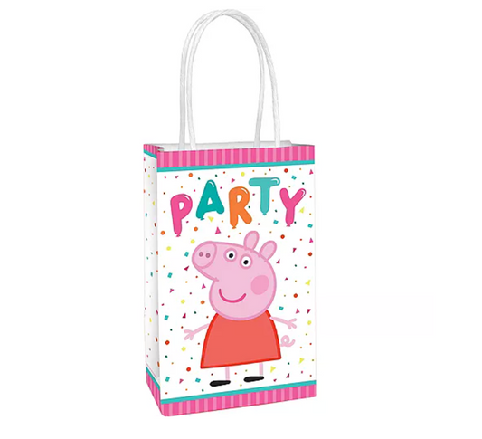 Peppa Pig Confetti Party Favor Bags 8ct