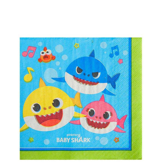 Baby Shark Beverage Napkin