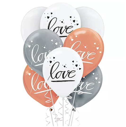 Navy Love Balloons