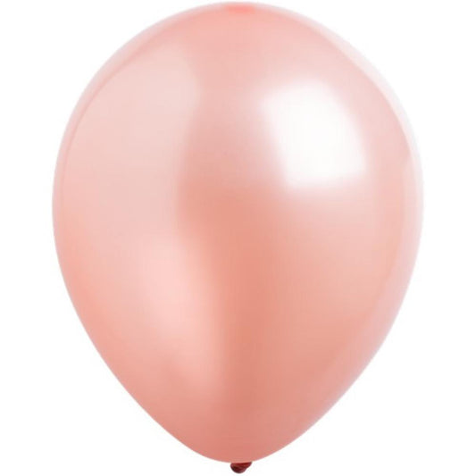 Rose Gold Pearlized Latex Balloon