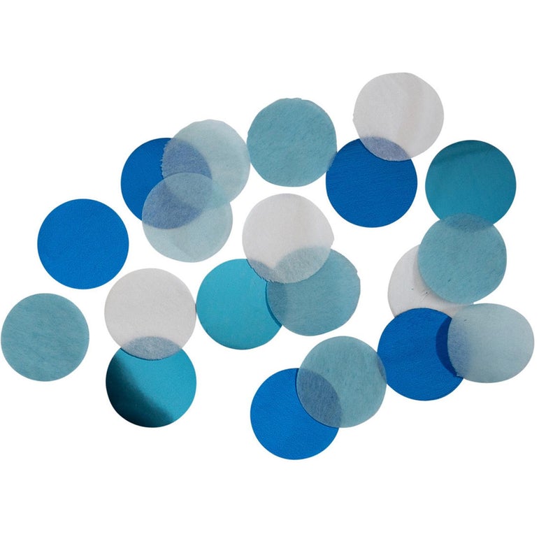 Sky Blue Confetti Decoration