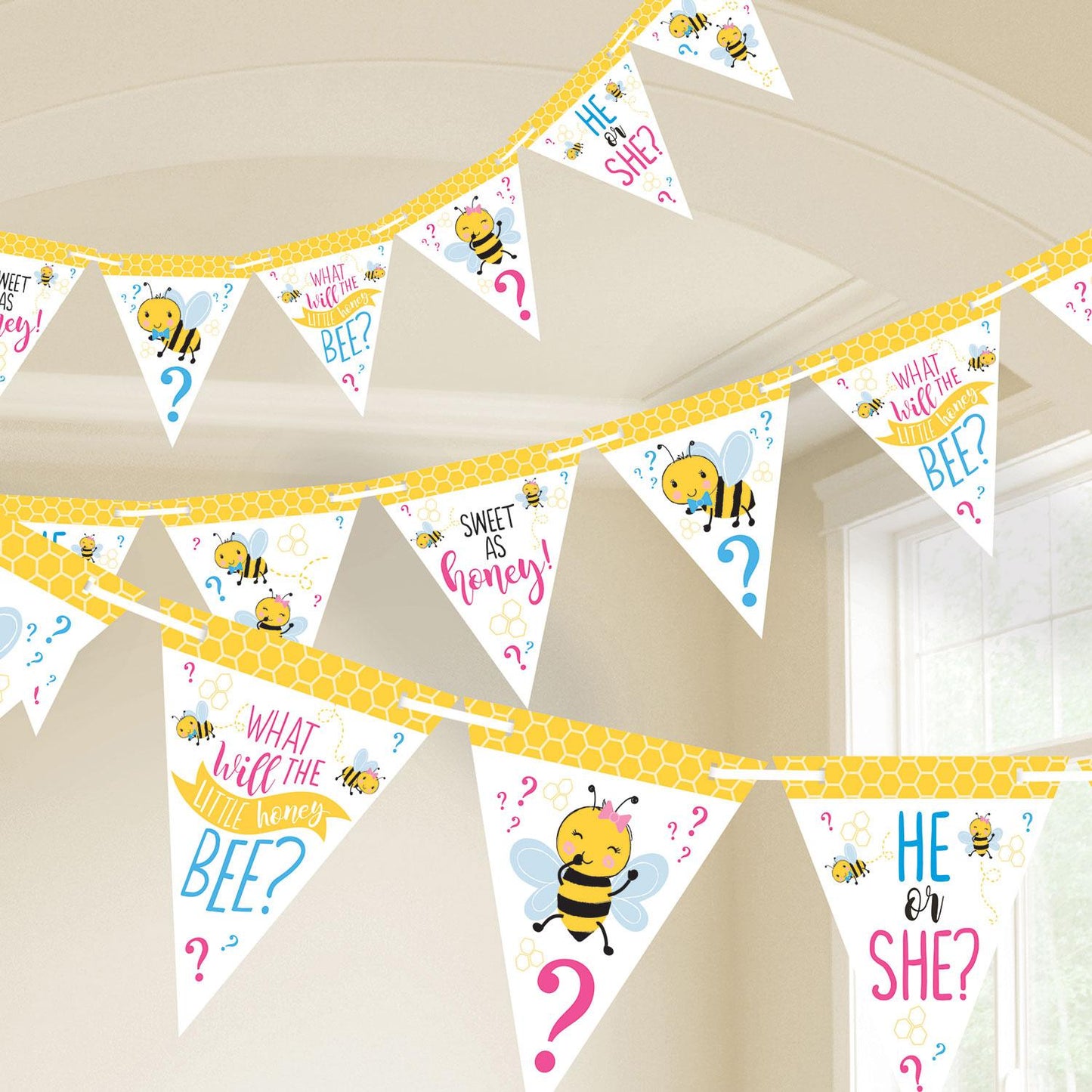 'What will it bee?' Pennant Banner